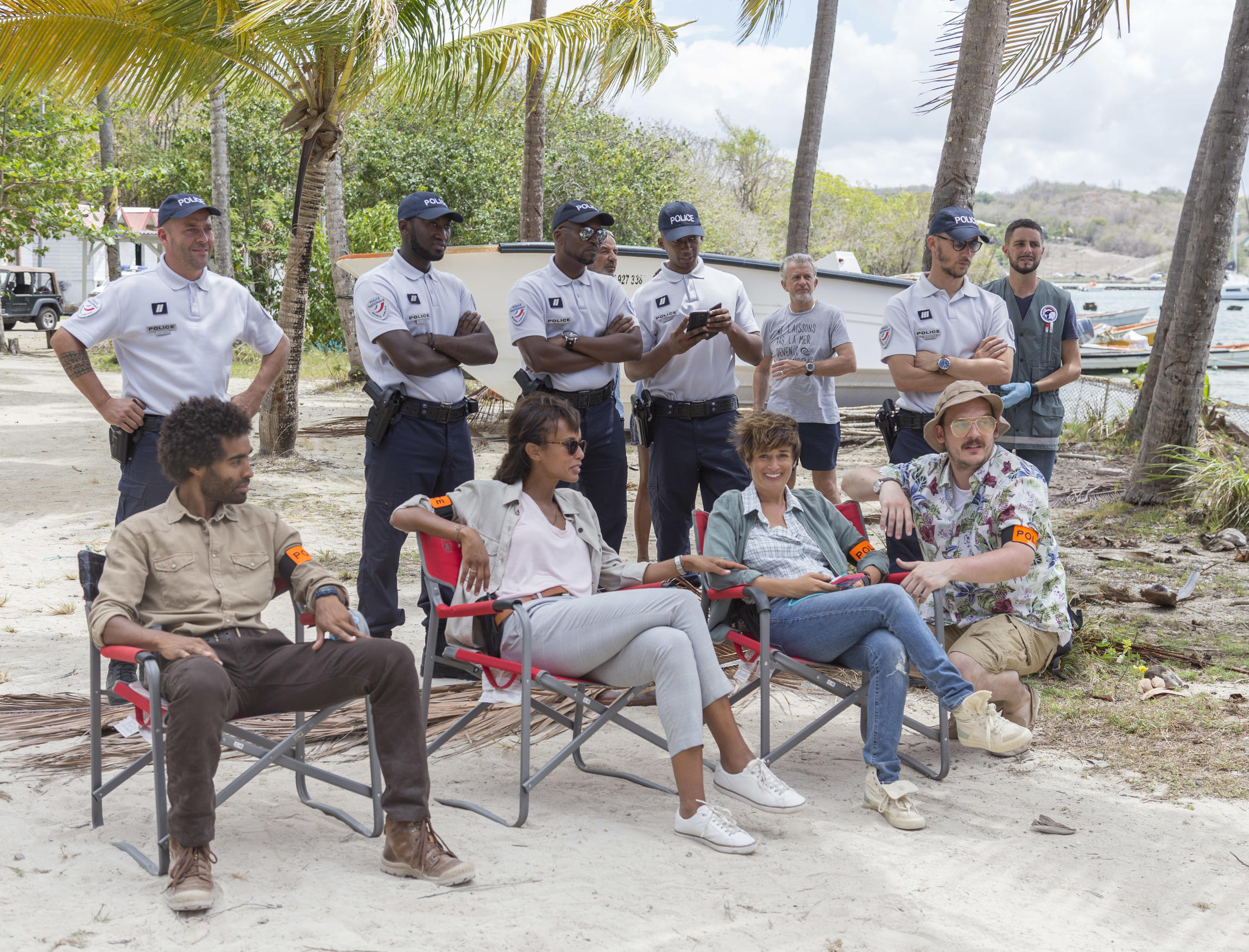 ©Matthieu Guitteaud/ FTV - Sonia Rolland, Beatrice De la Boulaye, Julien Beramis,