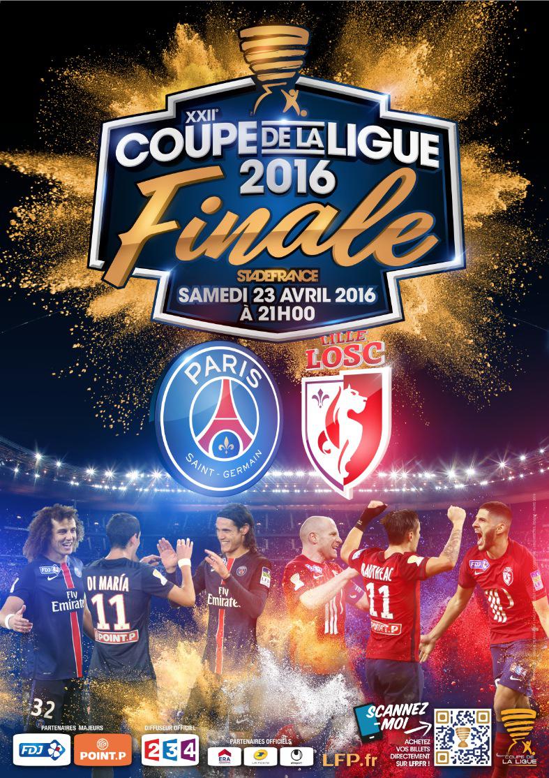 Affiche finale de la Coupe de la Ligue 2016
