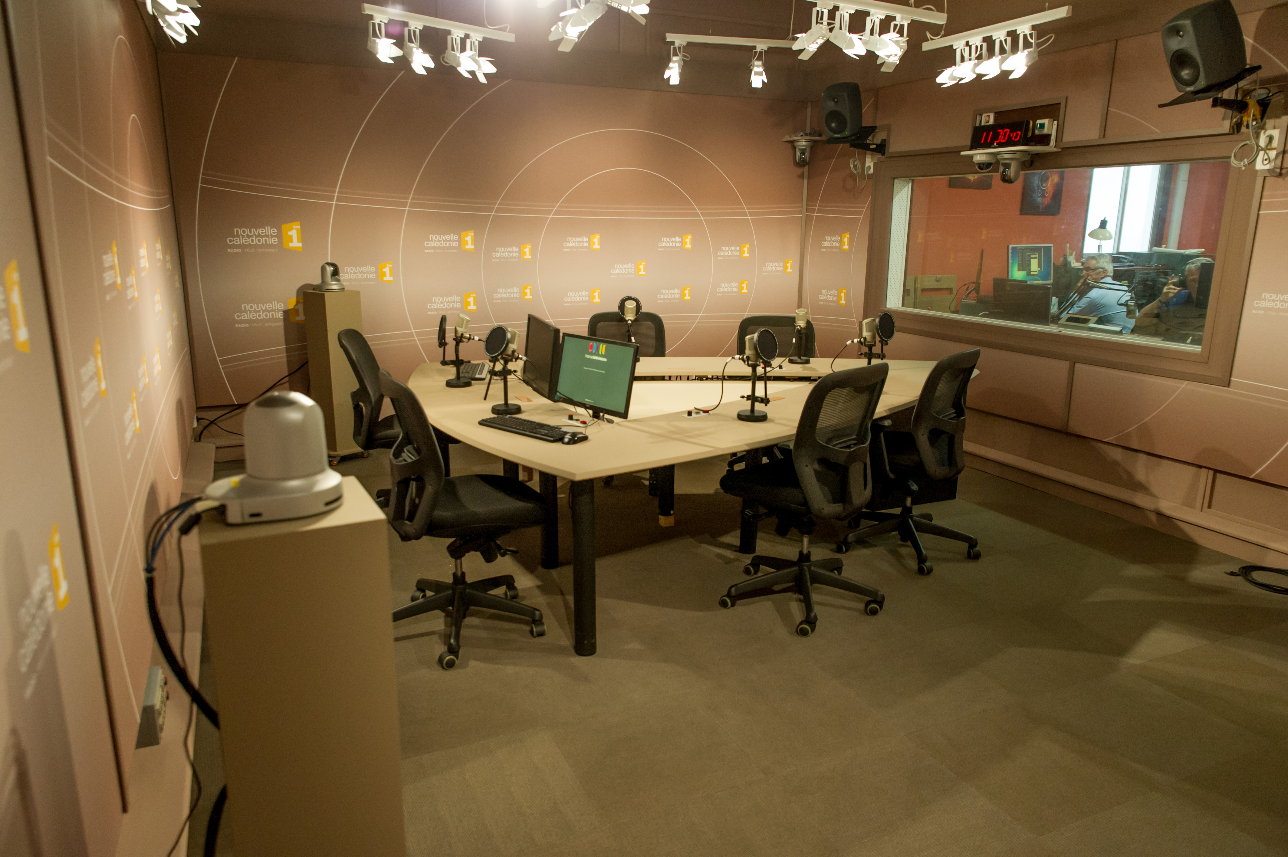 Studio radio NC 1ère en 2017