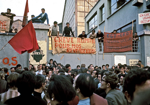 Usine en grève en mai 1968