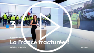 Cliquer sur l'image pour visualiser la bande annonce de la France Fracturée ? Emission spéciale