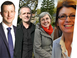 Les 4 maires invités