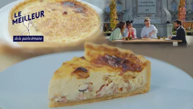 Photos du jury et de la quiche lorraine