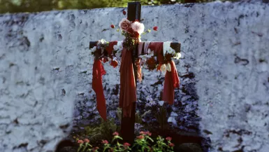 © Rosine Mazin / Aurimages via AFP Tombe de Sitarane à La Réunion