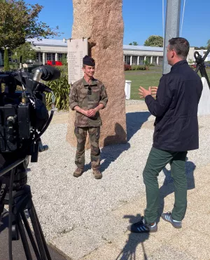 EDR tournage avec l'armée