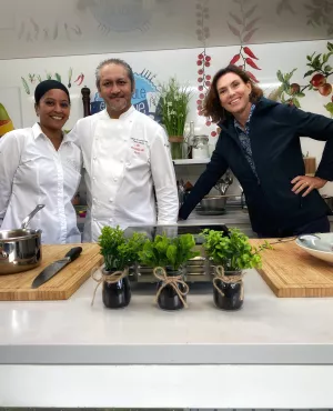 Ça Roule en Cuisine - Franco Bowanee et Karina Laval, crédit FTV