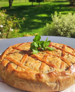 Tourte au cresson à Boé 