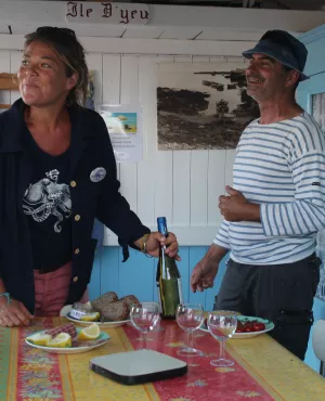 Julie Hattu à l'île d'Yeux © Clémence Laroque 