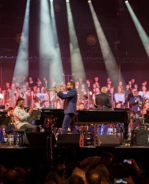 Ibrahim Maalouf à l'AccorHotels Arena © Caroline Bottaro