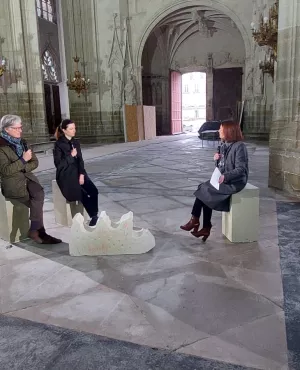 tournage à la Cathédrale de Nantes