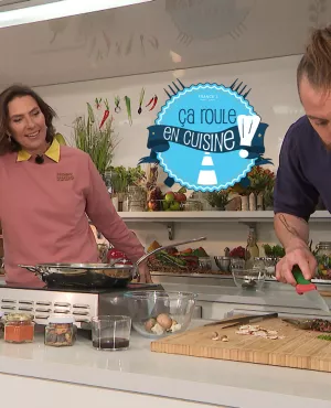 Ça Roule en Cuisine - Florent Ladeyn, crédit FTV Ça Roule en Cuisine - Florent Ladeyn, crédit FTV