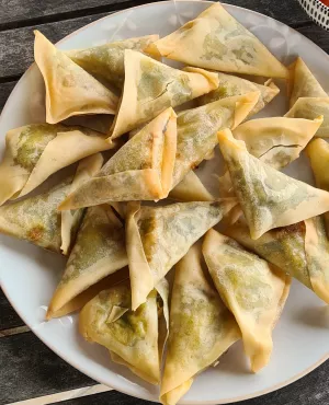 LGDR -  samoussas à la spiruline 