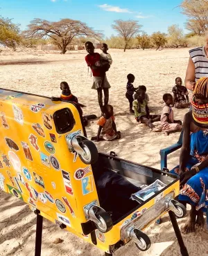 Ambre coiffure, le salon voyageur