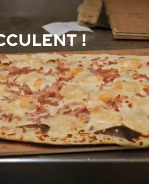 Succulent ! Tarte Flambée - crédit FTV Succulent ! Tarte Flambée - crédit FTV