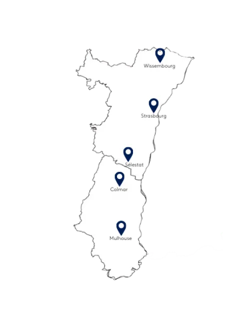 Soirée électorale 1er tour duplex en Alsace