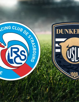FOOT 32es finale coupe de France - RACING CLUB STRASBOURG USL DUNKERQUE