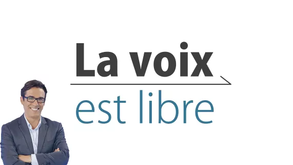 Logo La voix est libre et Jérôme Vilain