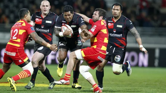 LOU/Beziers en cours de match