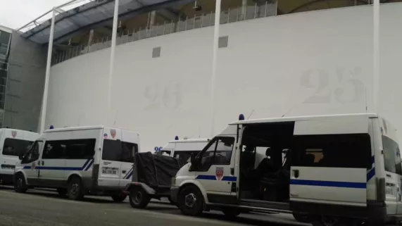 Exercice sécurité police euros 2016 Stadium Toulouse 14 avril