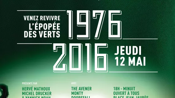 Affiche de l'événement ASSE du 12 mai
