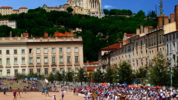 Affiche du tournoi de boules lyonnaises de la pentecote