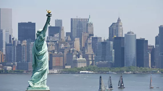 ©Th.Martinez/Sea&Co/OSM. NEW YORK CITY - BCN Race, 29 MAY 2014. Manhattan view