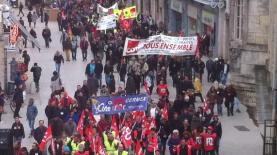 Manifestations contre la loi travail à Dijon