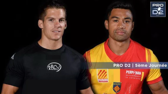 ©droits réservés-Capitaines du RCV et USAP-Rugby Pro D2
