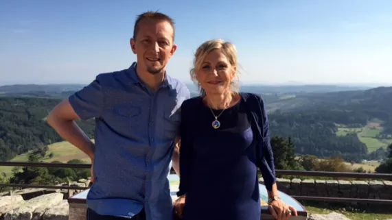 Odile et Julien Magne le chef du restau