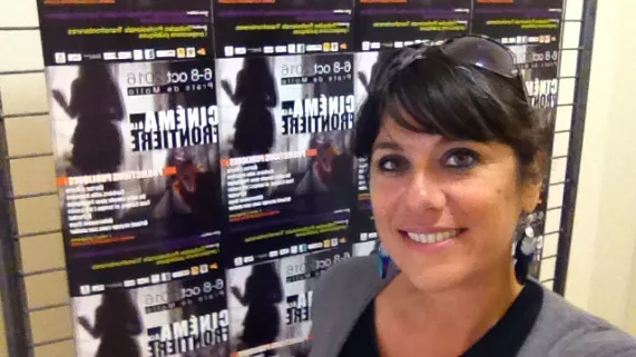 Selfie Elsa Panadès Festival rencontres cinématographiques de prats de Mollo