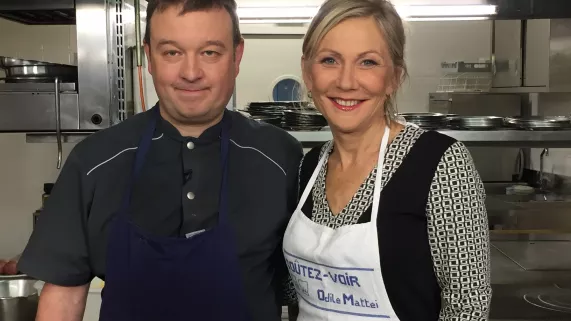 Odile et le chef