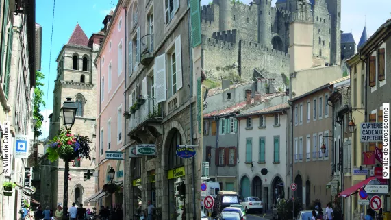 Centres Villes Cahors et Carcassonne