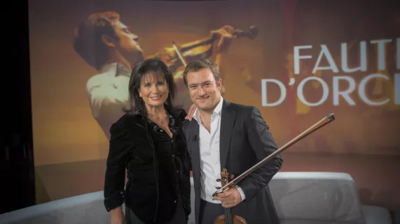 Fauteuils d'orchestre Anne Sinclair et Renaud Capuçon