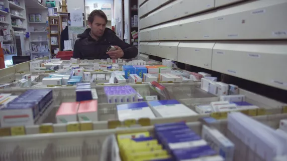 Pièces à conviction - pharmacie