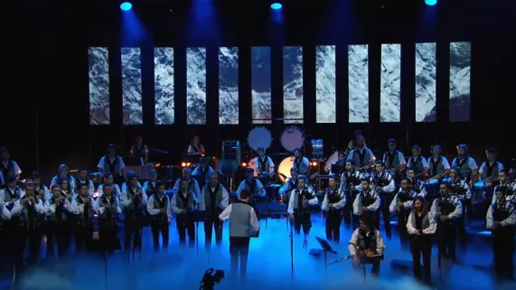Le Bagad de Vannes à l'Olympia