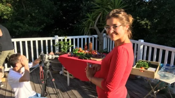 France Oberkampf, présentatrice de l'émission France Oberkampf, présentatrice de l'émission