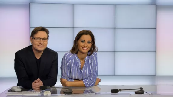 Malika Ménard et Laurent Quembre (c) France 3