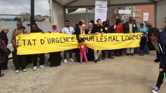 Manifestation DAL pour le droit au logement
