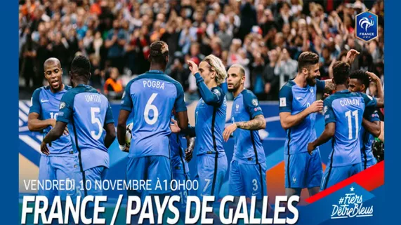 FOOT FRANCE PAYS DE GALLES