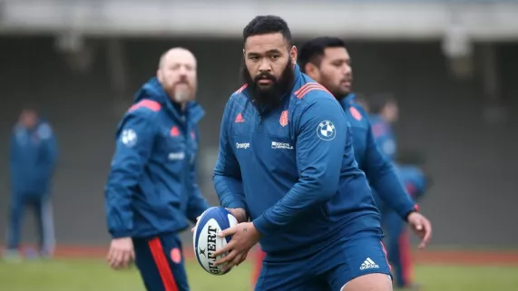 Rassemblement de l'équipe de France de rugby à Marcoussis le 31 janvier 2017