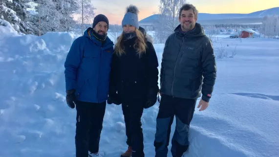 © Peggy OLMI Adriana KAREMBEU Michel CYMÈS Nicolas DUBREUIL, photo prise en Laponie