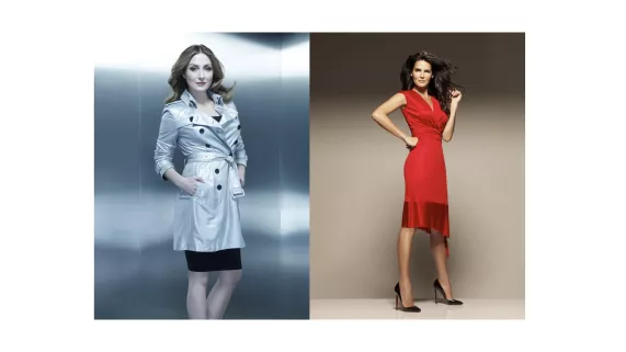 DR Portrait de Sacha Alexander et d'Angie Harmon