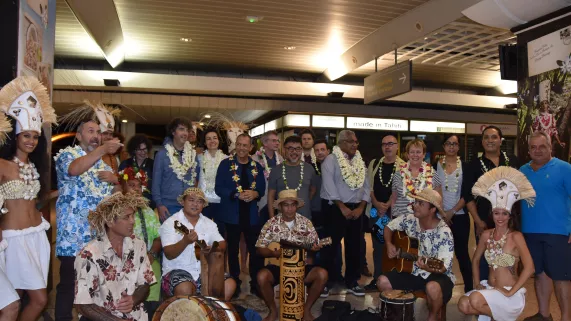 @tepiubambridge Arrivée de Wallès KOTRA et de la délégation du FIFO