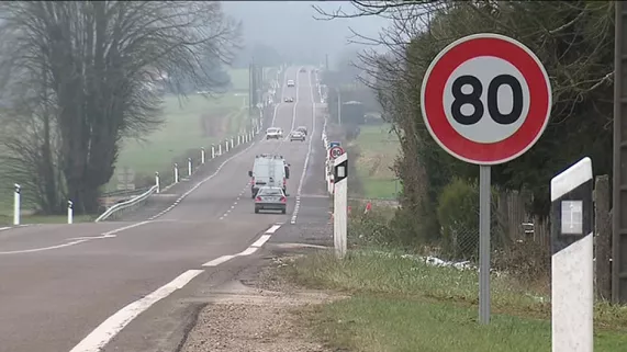 Panneau 80 kms heure Panneau 80 kms heure