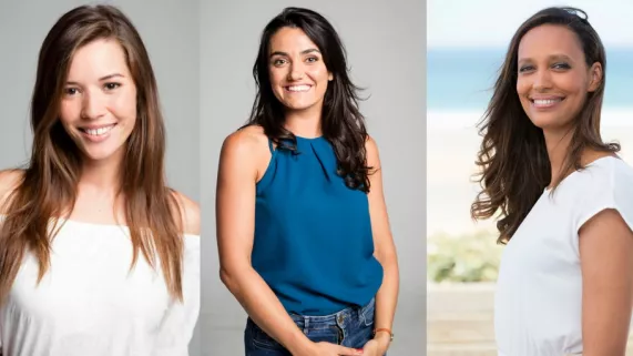 Emilie Broussouloux, Gaëlle Grandon et Nathalie Schraen-Guirma