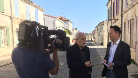 Tournage dans les rues de Brouage - Copyright France 3 N-A