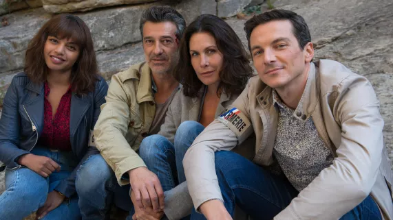 Portraits de Camille (Nelly Lawson), Paul (Stéphane Blancafort), Léa (Astrid Veillon) et Erwan (Piérick Tournier)