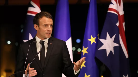 E.Macron en Australie - AFP E.Macron en Australie - AFP
