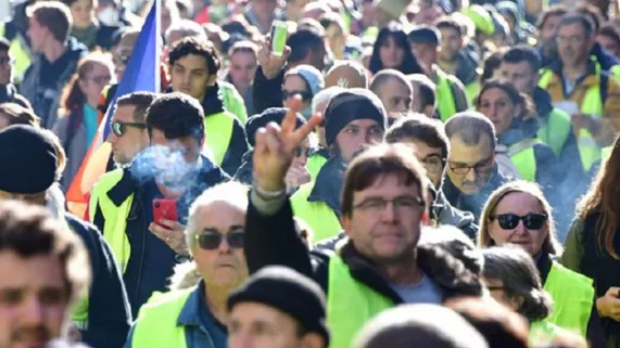 Manifestation des "gilets jaunes" le 1er décembre 2018 à Toulouse. / © Pascal PAVANI / AFP
