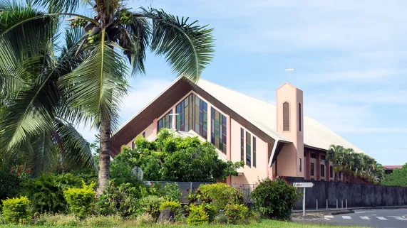 L'église Sainte-Thérèse de Fautaua